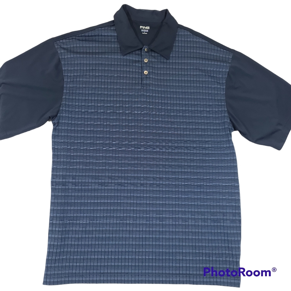 Ping Collection Men Golf Polo Shirt Short Sleeve Performance Dynamics Size L